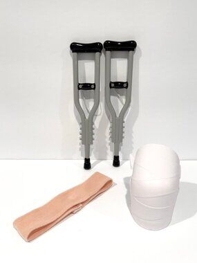 Build-A-Bear Crutches, Cast & Bandage Set